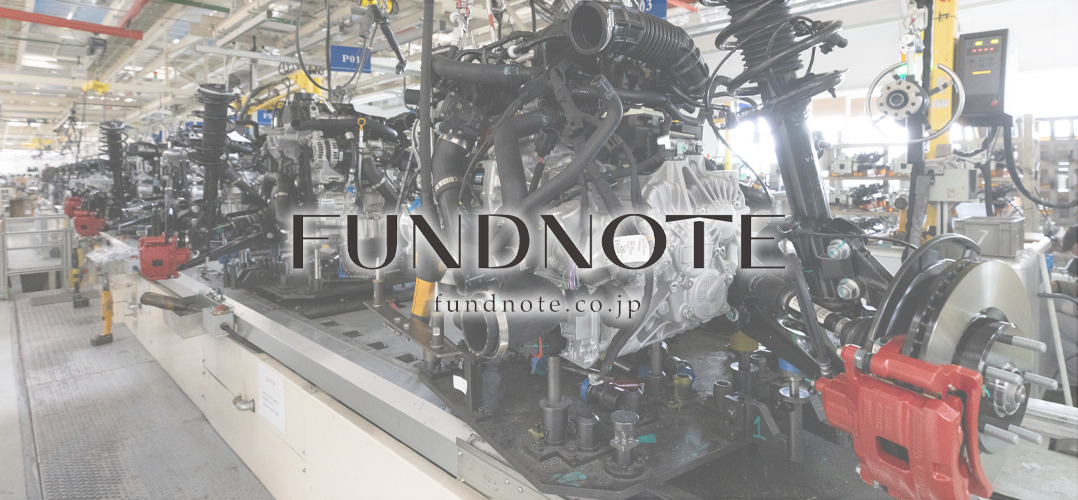 fundnoteが大豊工業株5.54%を取得