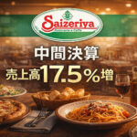 サイゼリヤ中間決算　売上高17.5%増