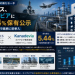 オアシス、カナデビアに5.44%保有公示—防衛・インフラ銘柄に初参入